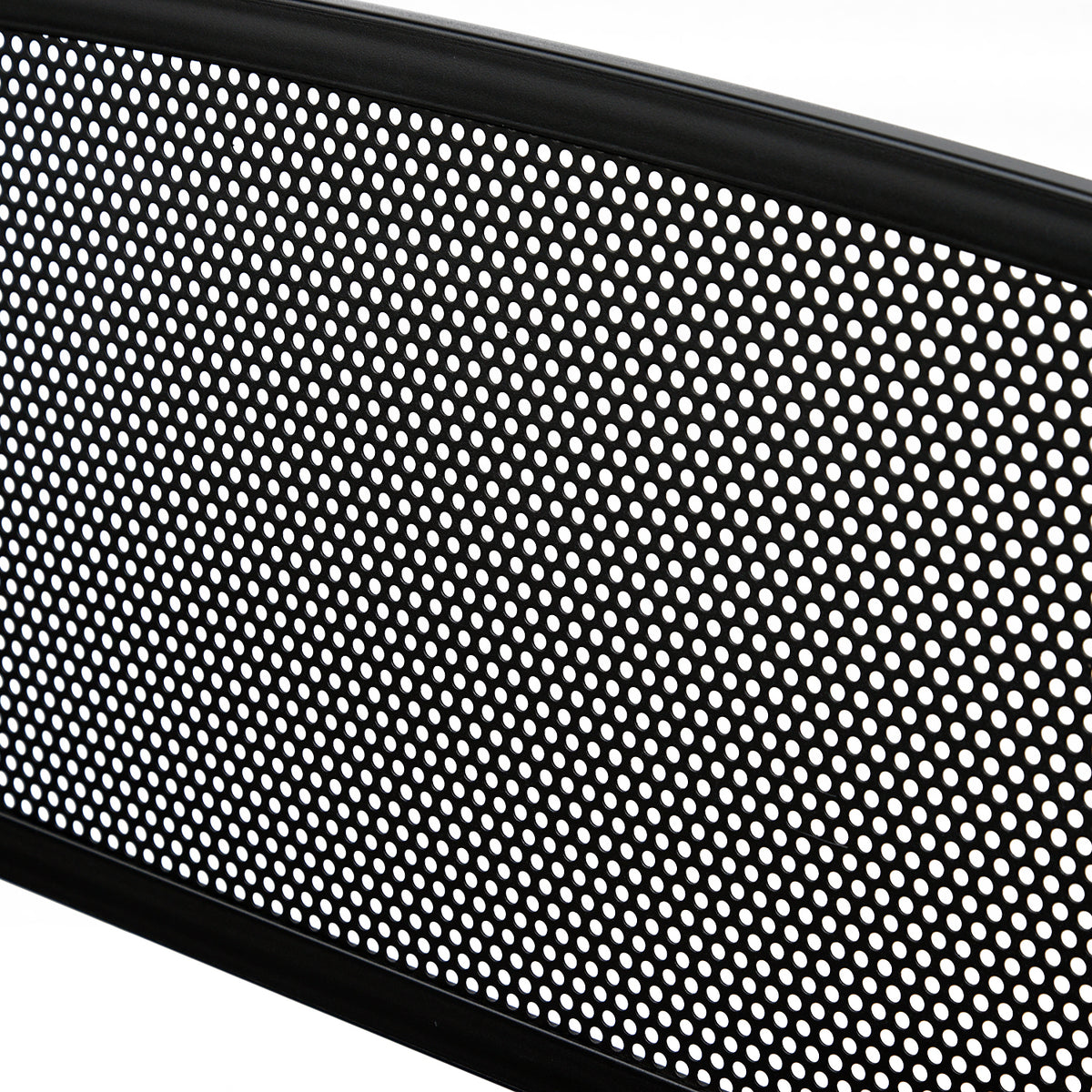 Banc 3 Places de Jardin terrasse Style Contemporain 127L x 60l x 87H cm métal époxy anticorrosion Noir