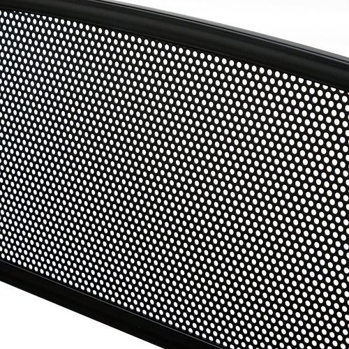 Banc 3 Places de Jardin terrasse Style Contemporain 127L x 60l x 87H cm métal époxy anticorrosion Noir