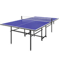 Table de tennis de table ping-pong pliable compacte 4 roulettes pour intérieur 274L x 152,5l x 75,5H cm