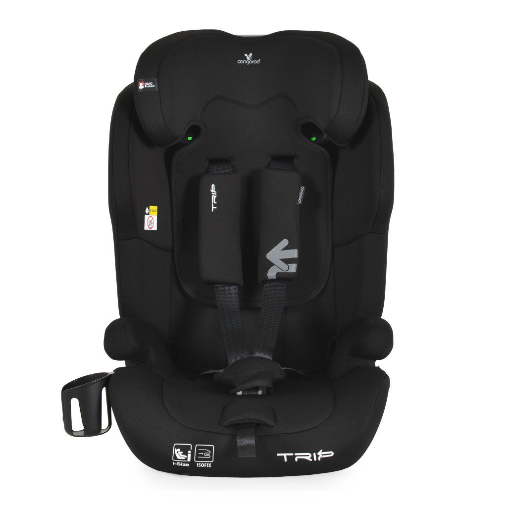 Cangaroo Trip I-Size gyerekülés (76-150 cm) - Fekete
