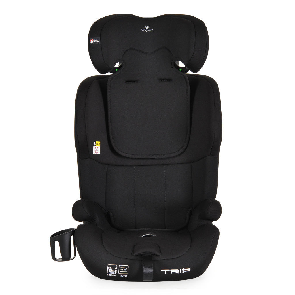 Cangaroo Trip I-Size gyerekülés (76-150 cm) - Fekete