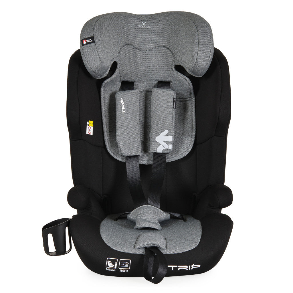 Cangaroo Trip I-Size gyerekülés (76-150 cm) - Szürke