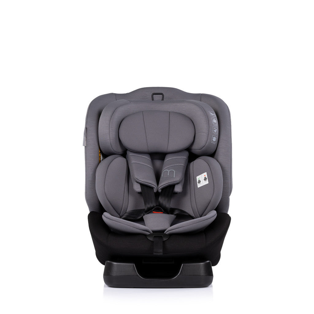 Chipolino Mondial autósülés I-Size 40-150cm - charcoal