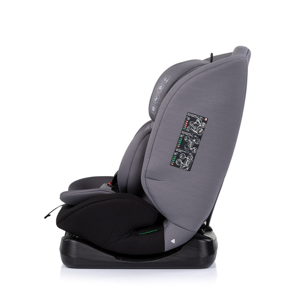 Chipolino Mondial autósülés I-Size 40-150cm - charcoal