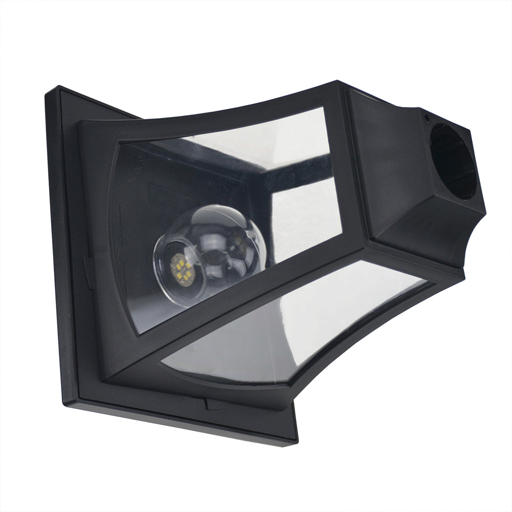 Lampadaire de jardin extérieur à LED solaire avec capteurs 3 abat-jours - H.182.5 cm - IP44