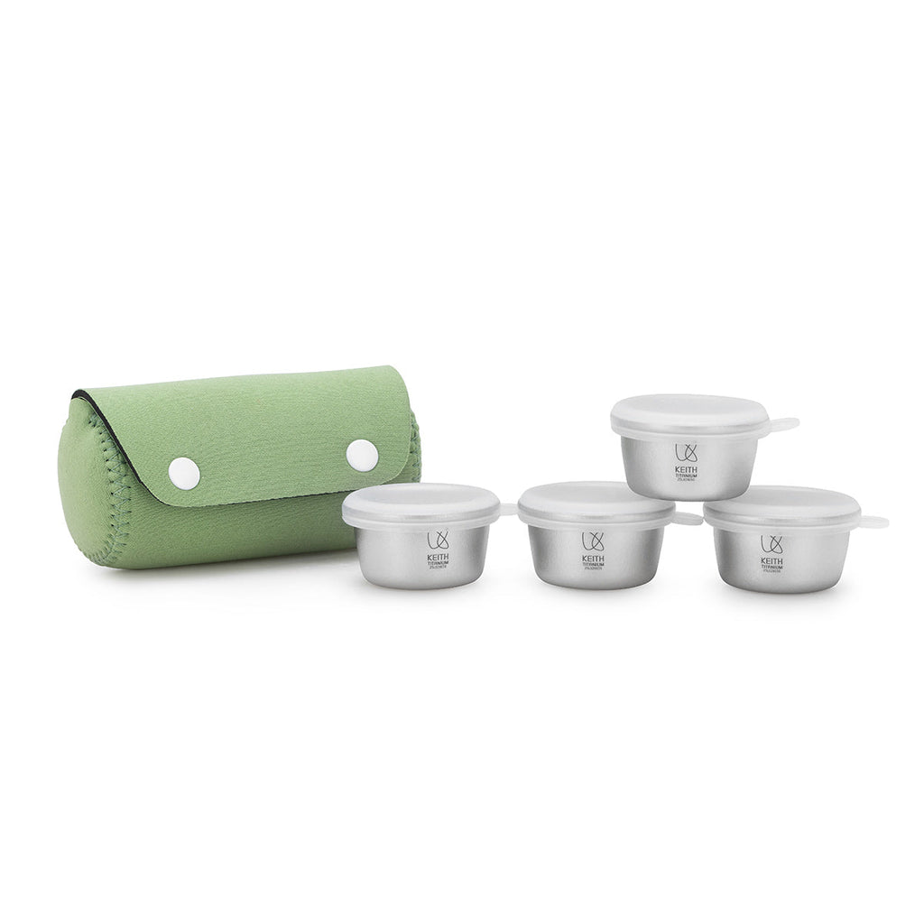 Ti1161 Titanium mini container 2026 new item （ 4pieces）