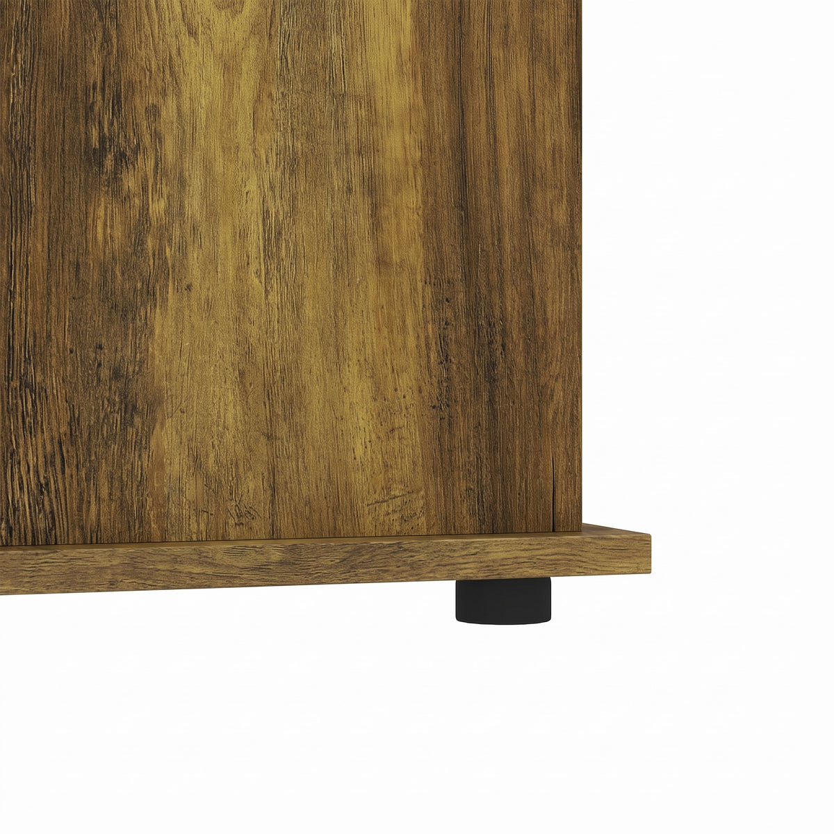 Coffre de Rangement, Banc de Rangement avec Couvercle Rabattable et Charnières de Sécurité, 80 x 40 x 45 cm, Marron