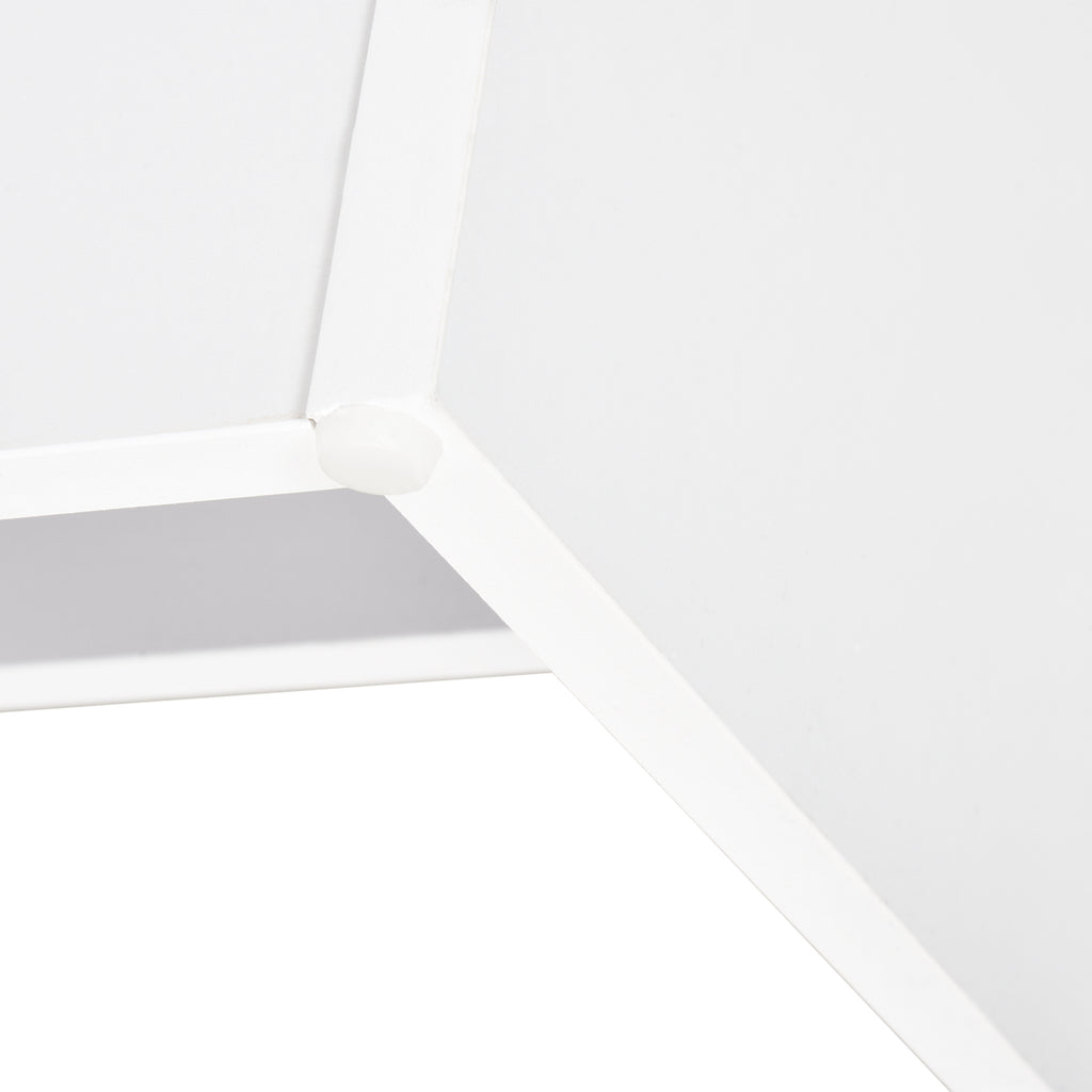 Armoire à Chaussures Meuble rangement Chaussures 2 Portes abattantes 2 Compartiments, tiroir, Plateau en Verre - Bois chêne Blanc