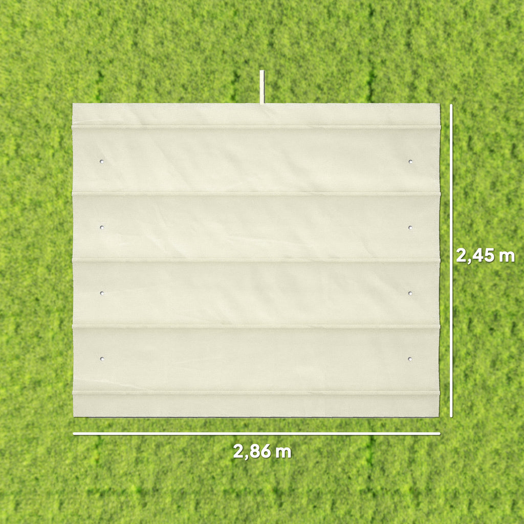 Toile de toit de rechange pour pergola toile de remplacement protection solaire Anti-UV 30+ pour pergola de 3 x 2 m