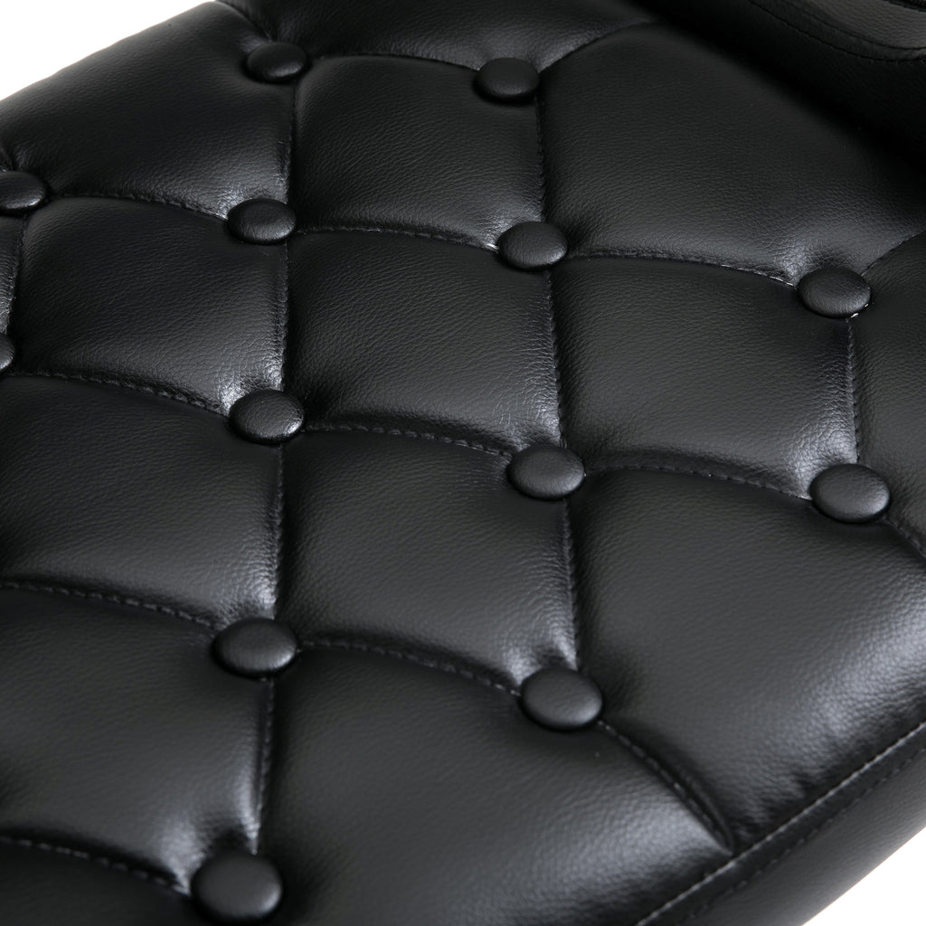 Tabouret de bar pivotant chaise de bar réglable en hauteur avec dossier repose-pieds et accoudoirs 61x50x93-113cm noir