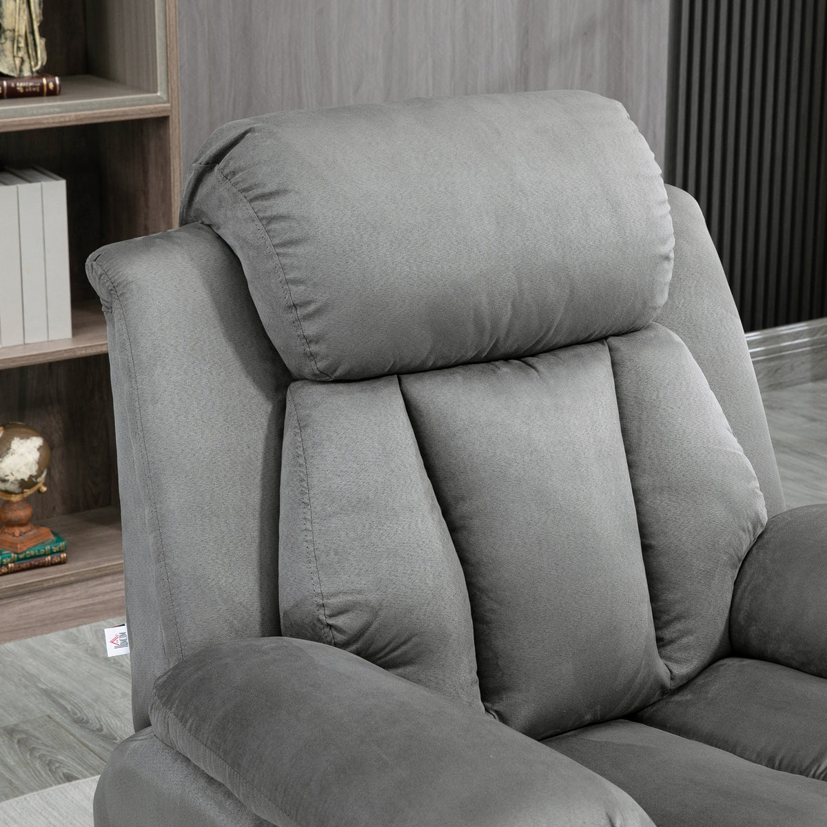 Fauteuil de Relaxation électrique Fauteuil releveur inclinable avec Repose-Pied Ajustable gris