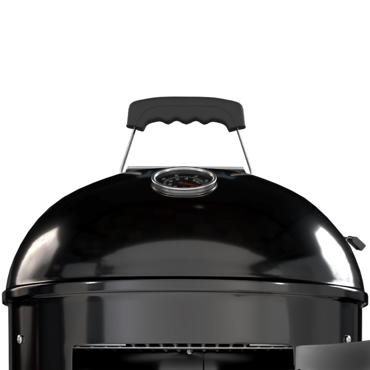 Fumoir 3 en 1 avec 3 Grilles de Cuisson, Thermomètre Intégré, Ventilation Réglable, 62,5x47,5x91cm, Noir