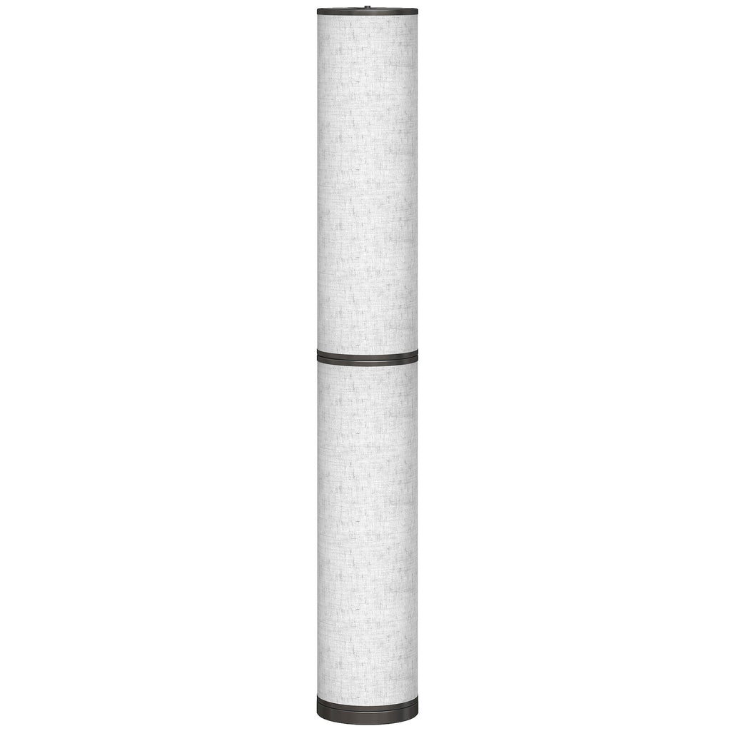 Lampadaire LED, lampadaire sur pied salon à intensité variable, télécommande magnétique, Ø 20 x 135 cm, beige
